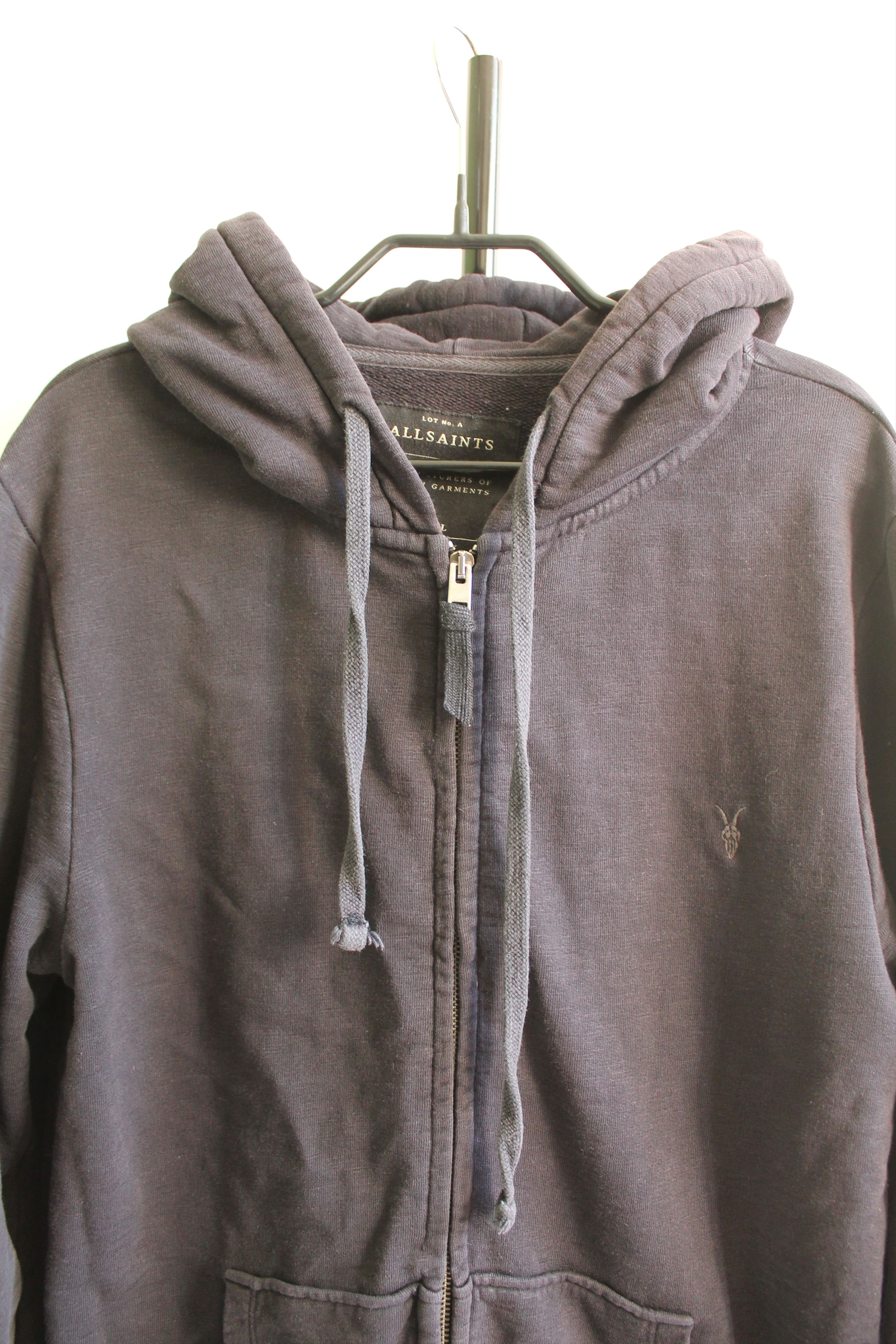 Allsaints Allsaints WIlde Hoodie Small Cotton Navy Size US S / EU 44-46 / 1 - 3 Thumbnail
