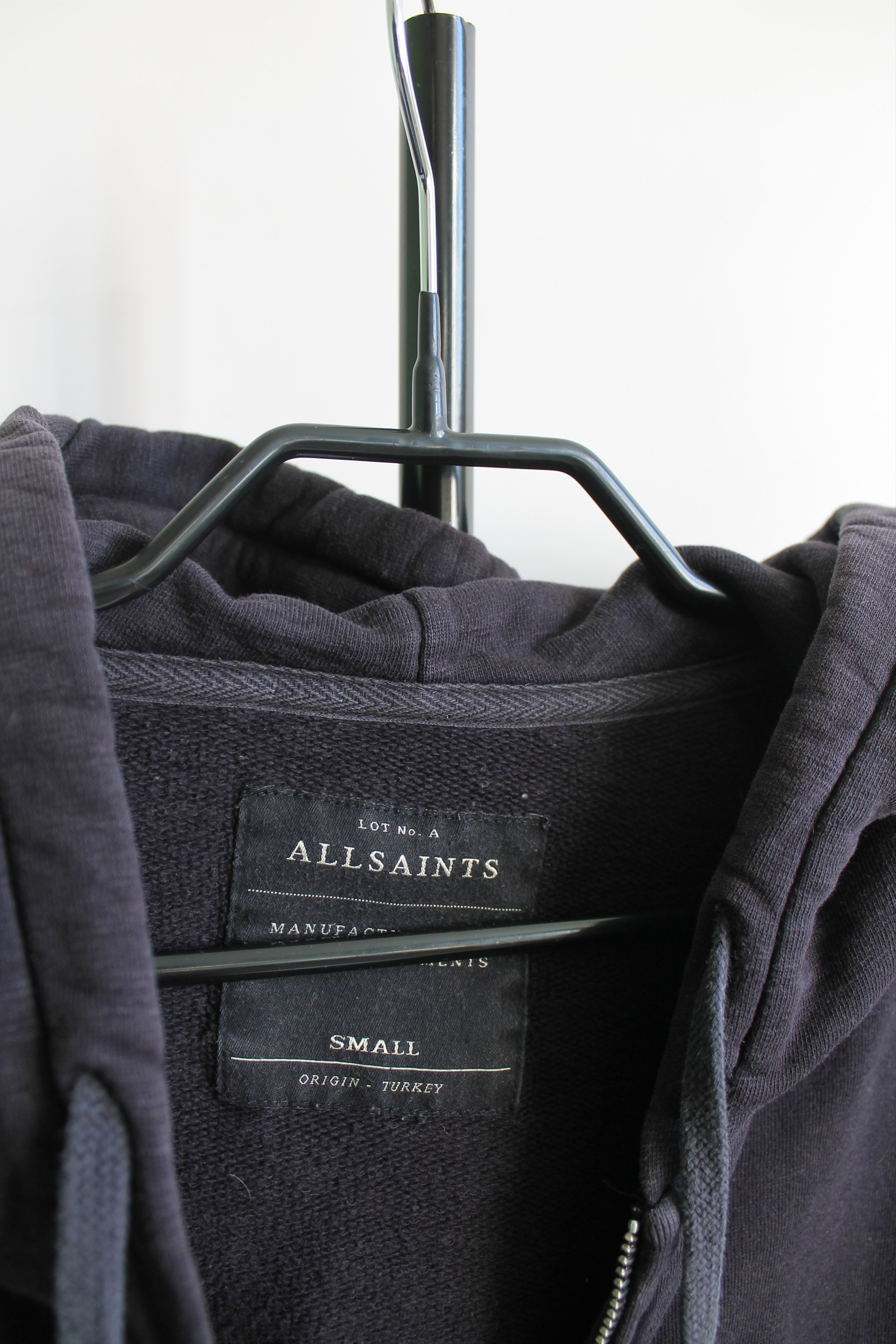 Allsaints Allsaints WIlde Hoodie Small Cotton Navy Size US S / EU 44-46 / 1 - 6 Thumbnail