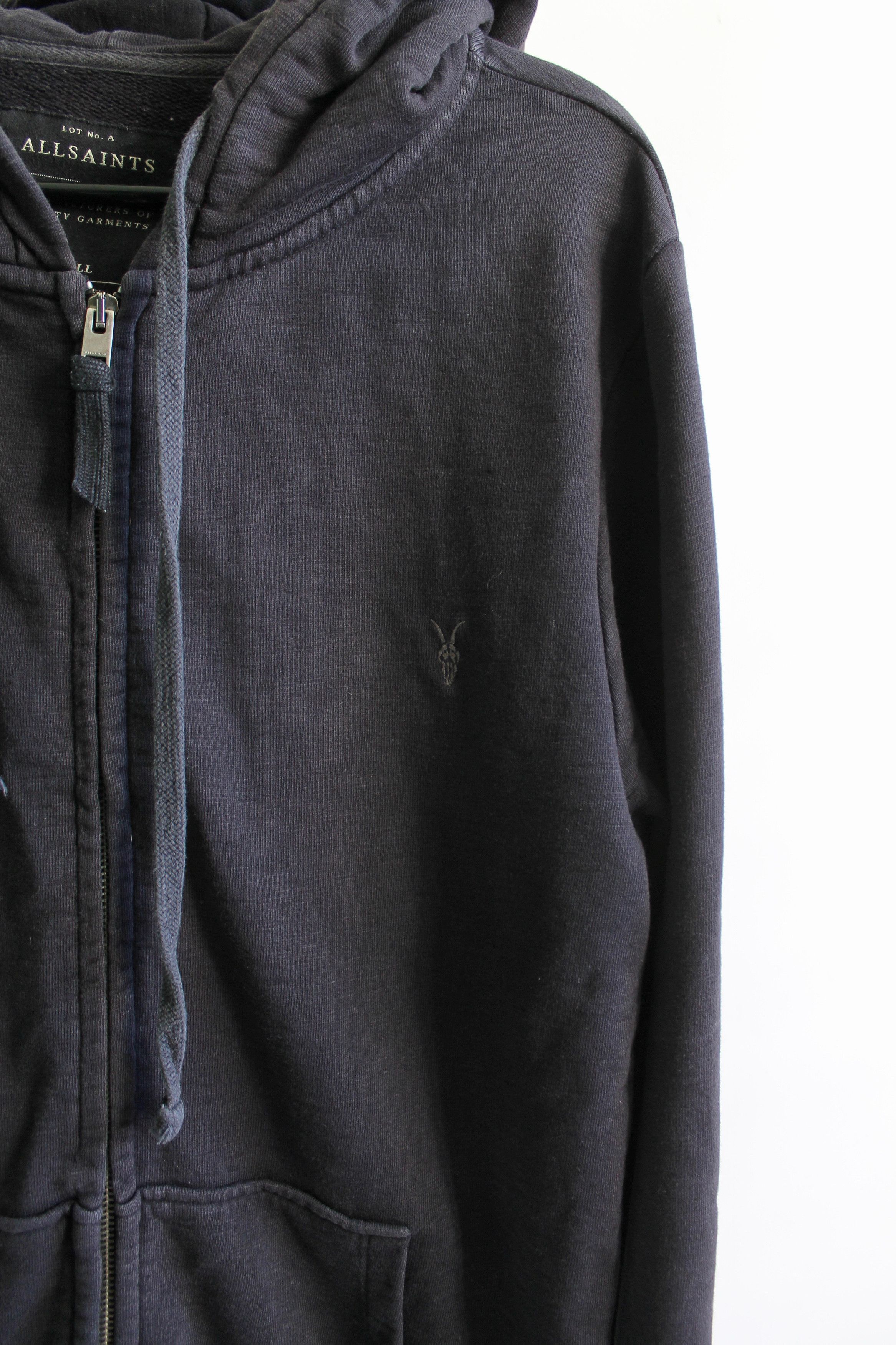 Allsaints Allsaints WIlde Hoodie Small Cotton Navy Size US S / EU 44-46 / 1 - 2 Thumbnail