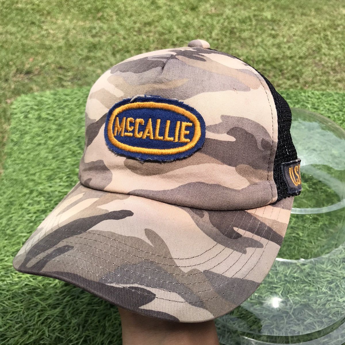 Vintage Vintage Camo Custom Trucker Hat Size ONE SIZE - 3 Thumbnail