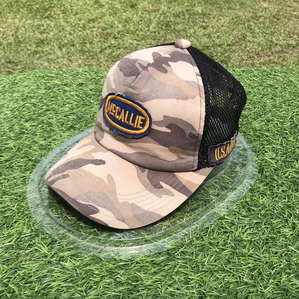Vintage Vintage Camo Custom Trucker Hat Size ONE SIZE - 1 Thumbnail