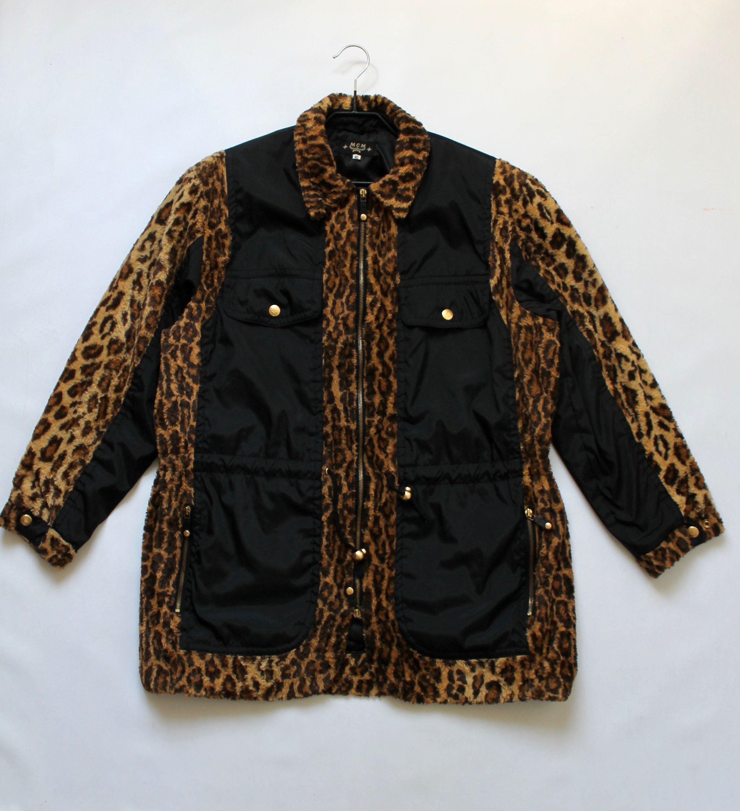 MCM Vintage MCM Leopard Jacket Coat Rare Size S-M Size M / US 6-8 / IT 42-44 - 5 Thumbnail