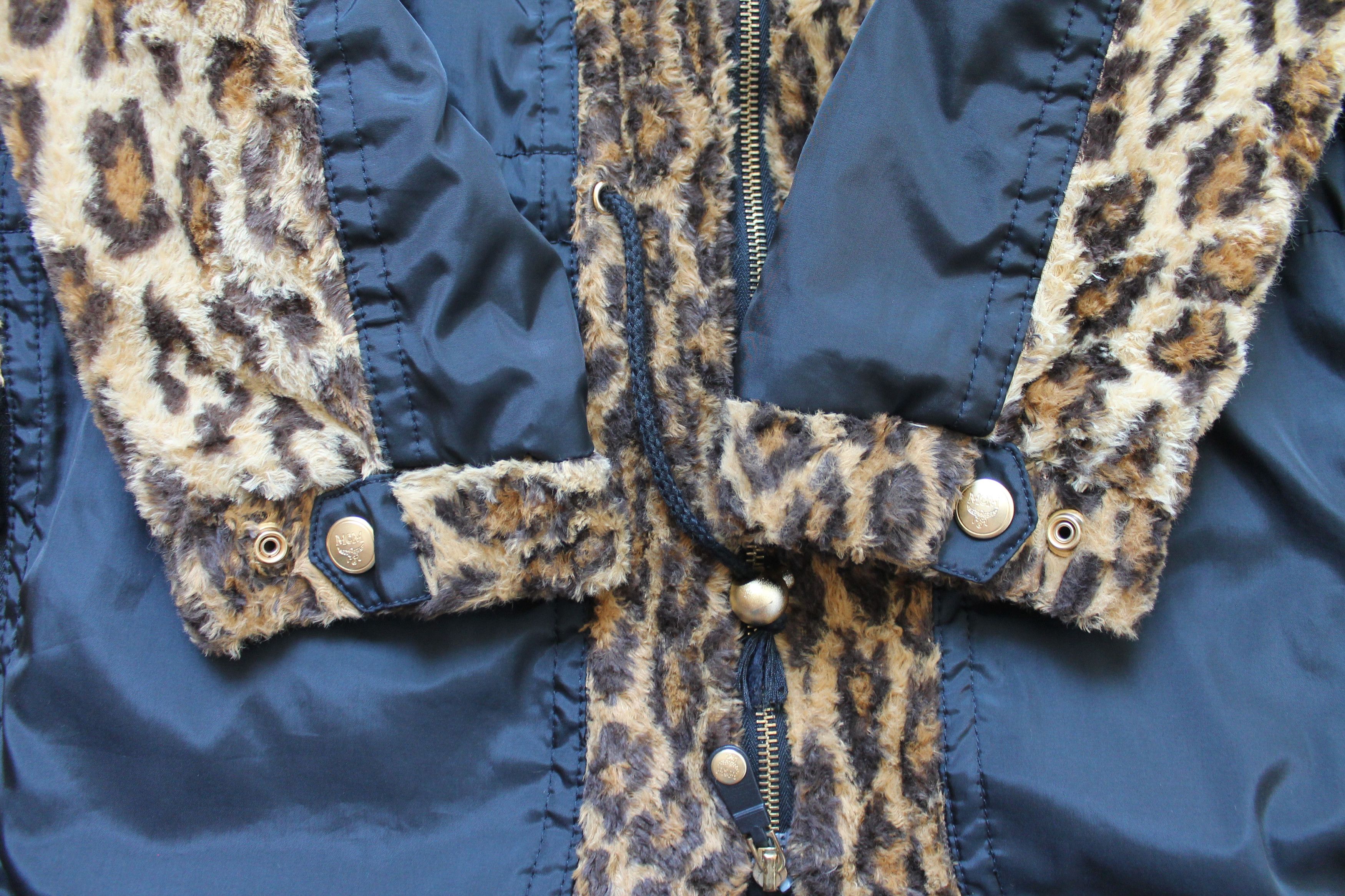 MCM Vintage MCM Leopard Jacket Coat Rare Size S-M Size M / US 6-8 / IT 42-44 - 7 Thumbnail