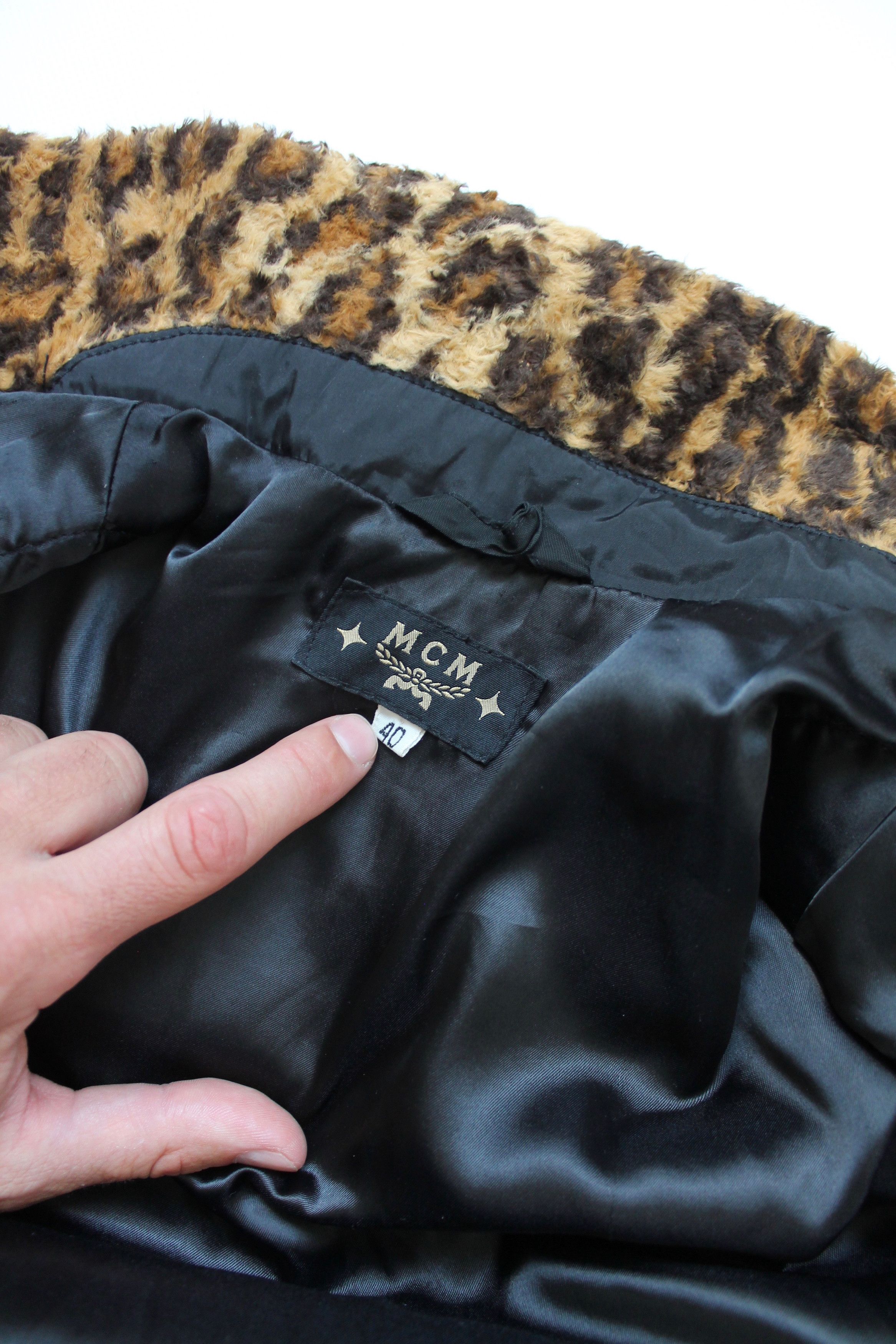 MCM Vintage MCM Leopard Jacket Coat Rare Size S-M Size M / US 6-8 / IT 42-44 - 16 Thumbnail