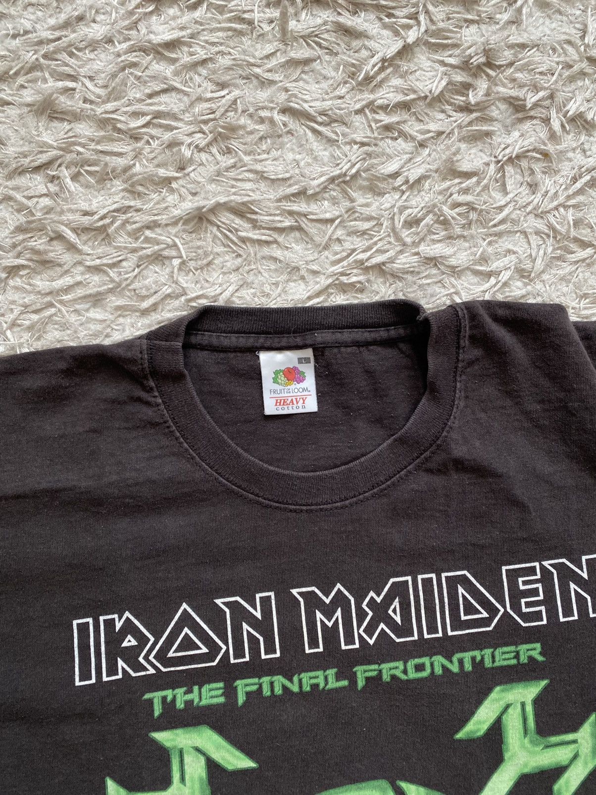 Band Tees × Iron Maiden Rare Iron Maiden the final frontier vintage 2000’s shirt Size US L / EU 52-54 / 3 - 3 Thumbnail