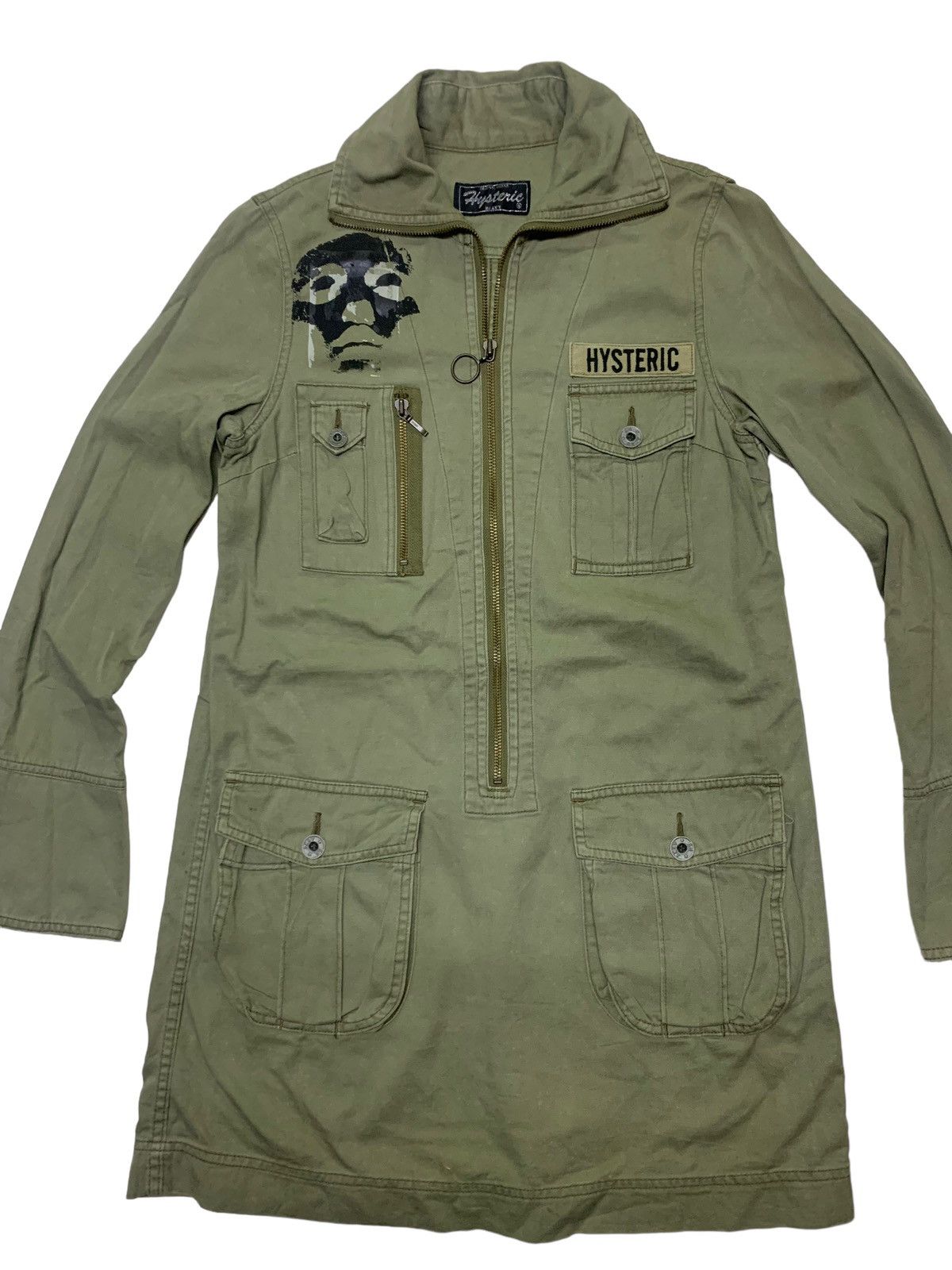 image of Hysteric Glamour Army Jacket in Navy, Women's (Size Small)