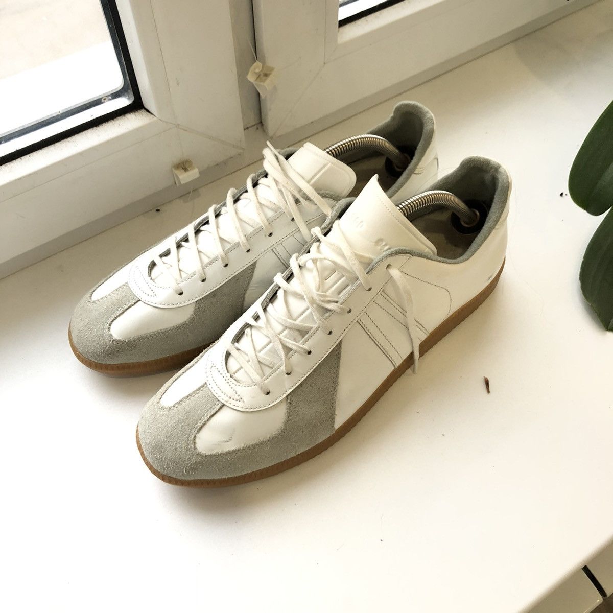 BW SPORT German Trainer 34 Men's 27.0cm unclear white type Vintage Second Hand