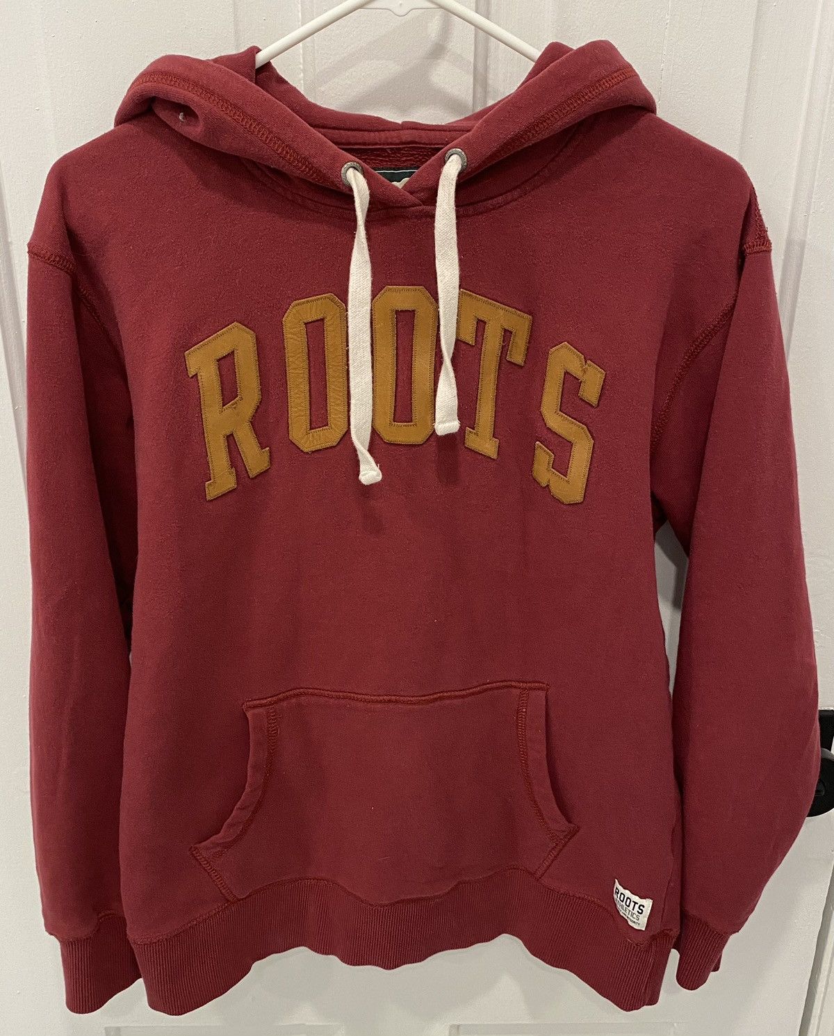 Roots burgundy hoodie sale