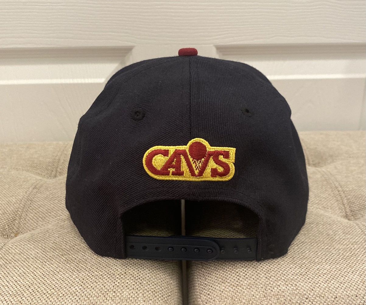 NBA × New Era Cleveland Cavaliers New Era Hardwood Classics Snap Back Hat Size ONE SIZE - 4 Thumbnail
