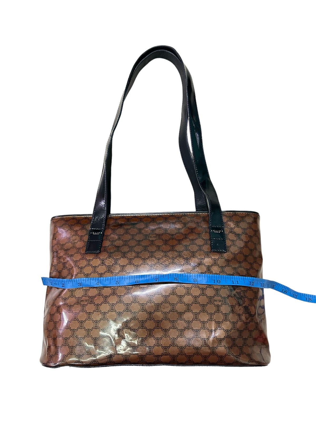 Celine AUTHENTIC CELINE MACADAM SHOULDER BAG Size ONE SIZE - 11 Thumbnail
