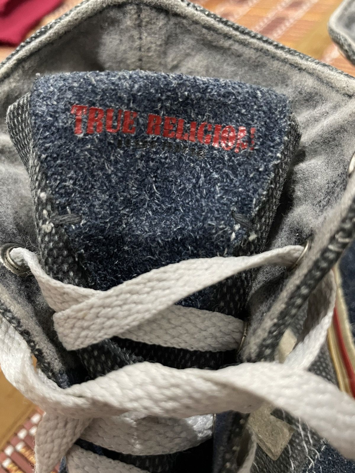 True Religion True Religion High Top Canvas Sneaker Size 9.5 Size US 9.5 / EU 42-43 - 7 Thumbnail