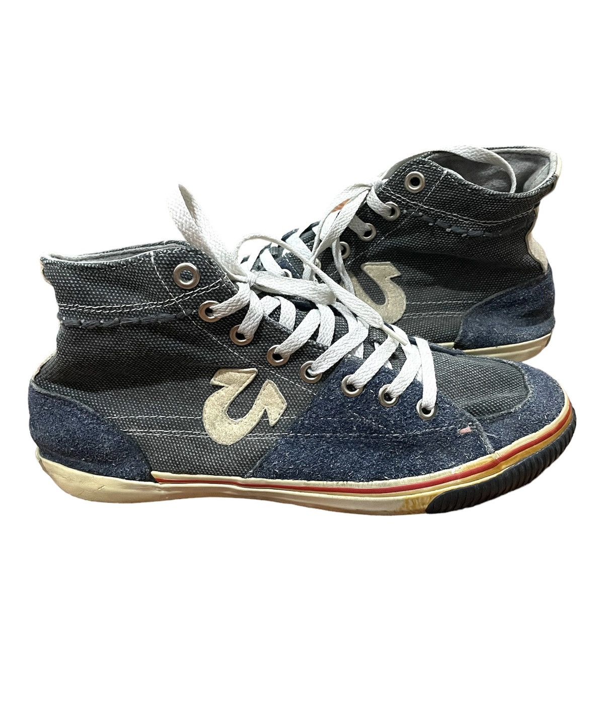 True Religion True Religion High Top Canvas Sneaker Size 9.5 Size US 9.5 / EU 42-43 - 4 Thumbnail