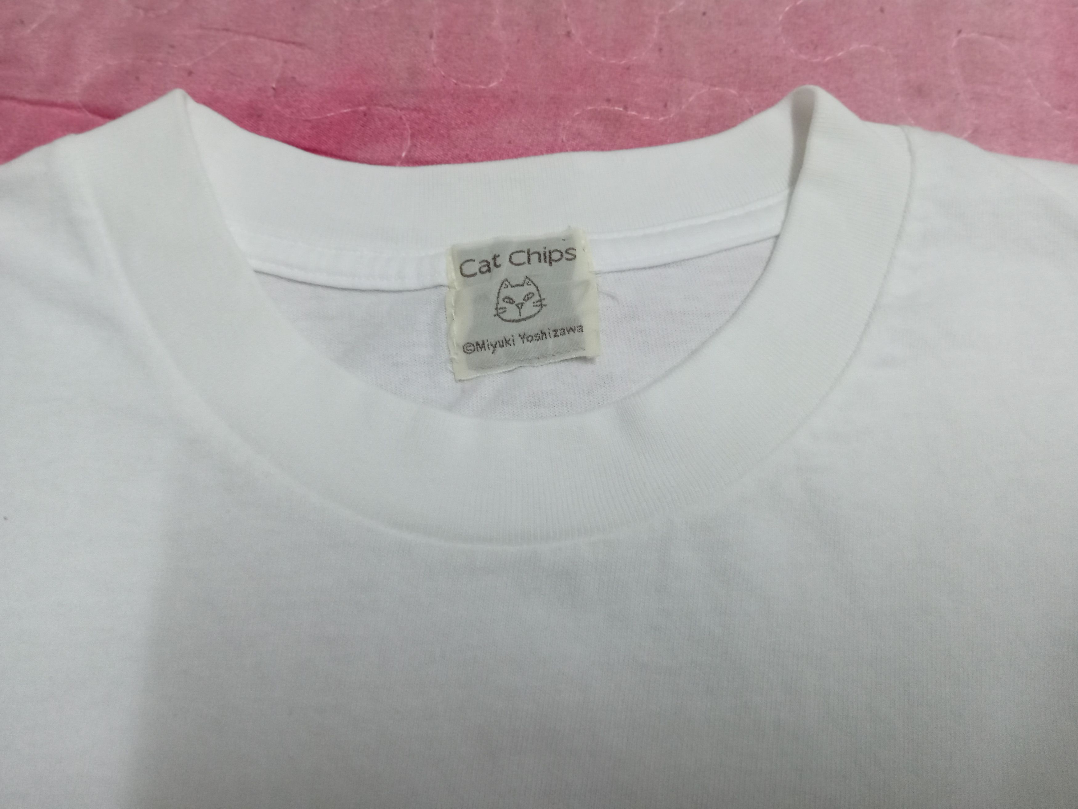 MoMA Vintage 90s Cat Art Tee by Japanese artist Miyuki Yoshizawai Size US L / EU 52-54 / 3 - 4 Thumbnail