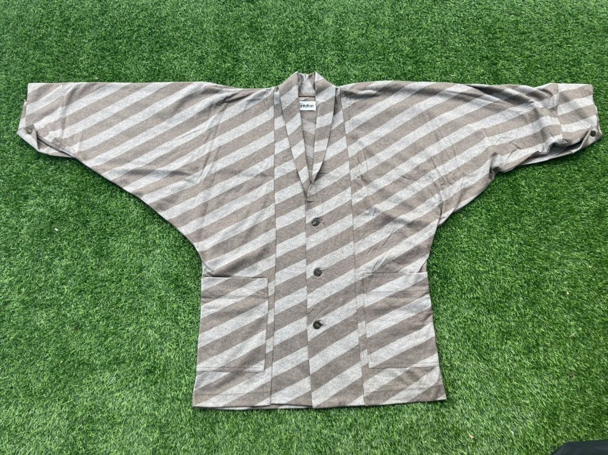 Issey Miyake ISSEY MIYAKE PLANTATION STRIPES WORK JACKET Size US M / EU 48-50 / 2 - 1 Thumbnail