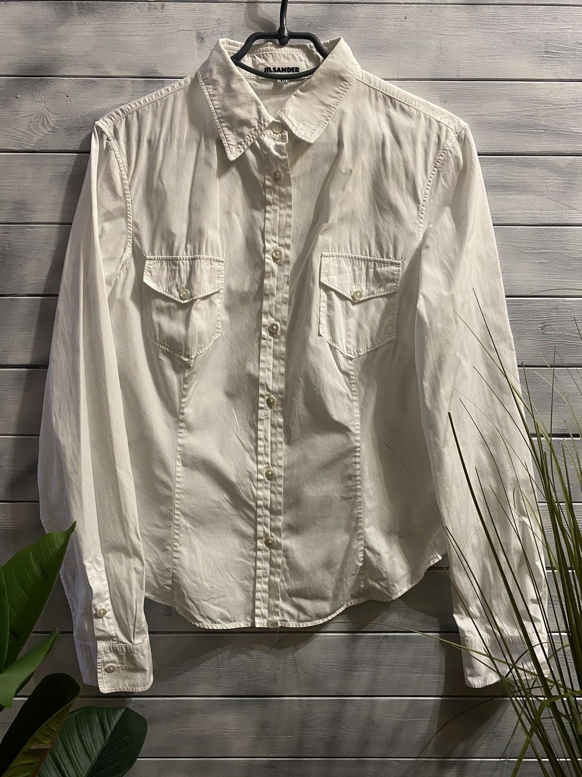 Jil Sander Rare Luxury Jil Sander Shirt Button Blouses Brand Vintage. Size XS / US 0-2 / IT 36-38 - 1 Thumbnail