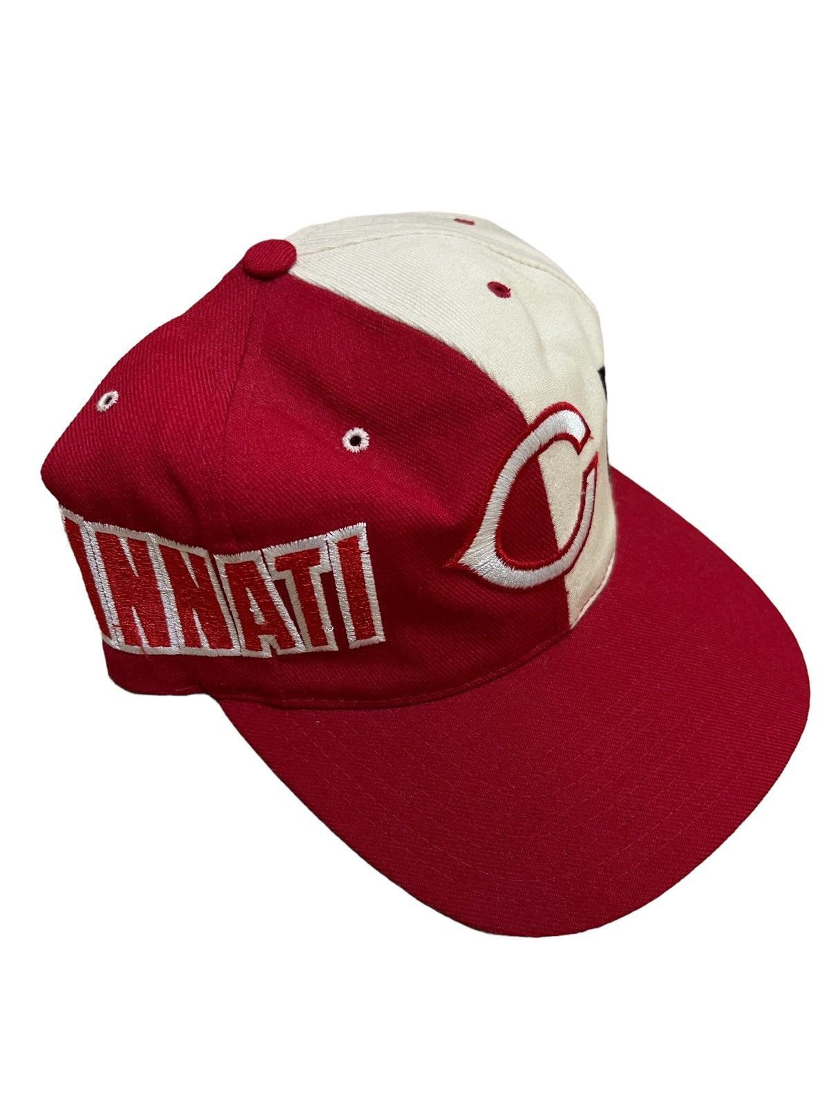 American Needle ARCHIVE🔥90s Cincinnati Reds American Needle Two Tones Wool Size ONE SIZE - 2 Thumbnail
