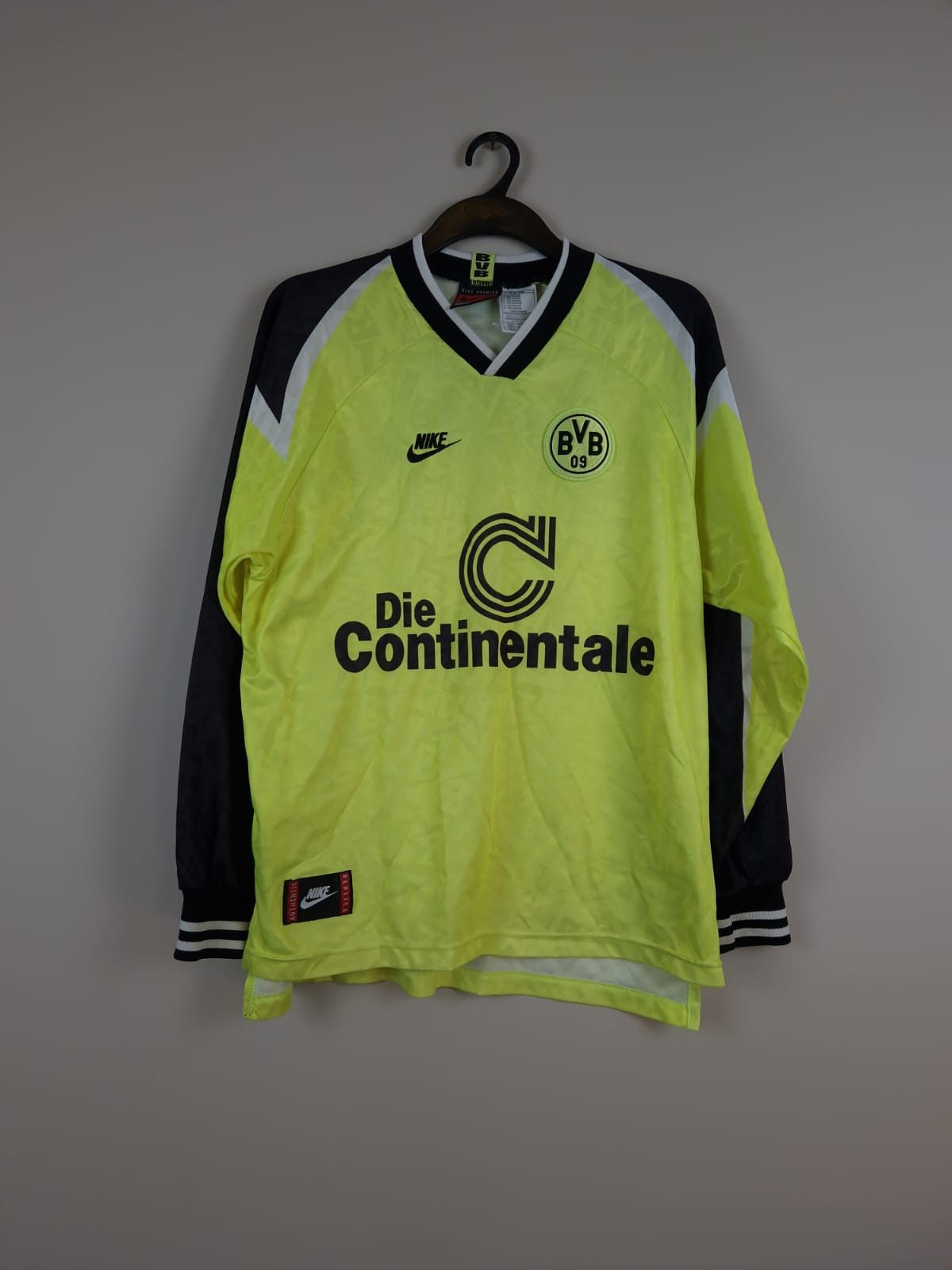 Borussia Dortmund 1995/96 Longsleeve Shirt Home Nike