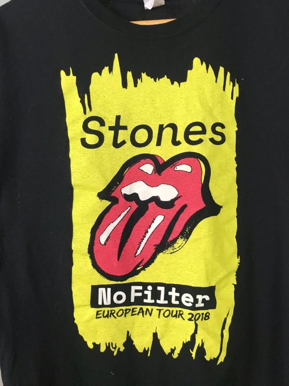 Band Tees × The Rolling Stones × Vintage The Rolling Stones Vintage Tour Tee Size US M / EU 48-50 / 2 - 3 Thumbnail