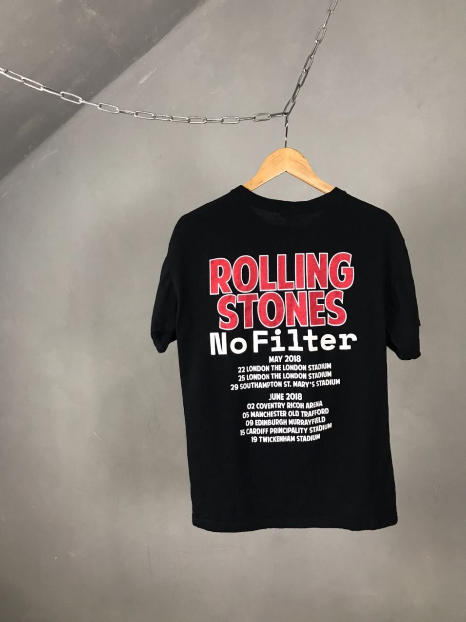 Band Tees × The Rolling Stones × Vintage The Rolling Stones Vintage Tour Tee Size US M / EU 48-50 / 2 - 5 Thumbnail