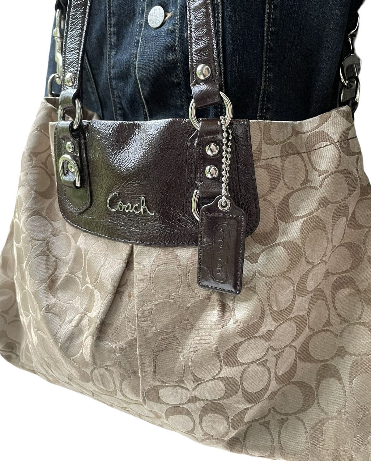 Coach × Vintage Vintage Coach Handbag Size ONE SIZE - 2 Thumbnail