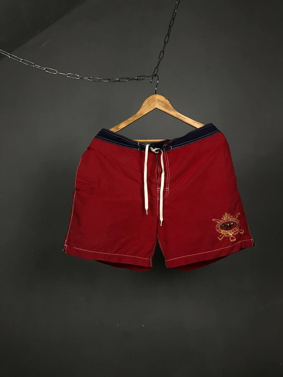 Polo Ralph Lauren × Vintage Polo Ralph Lauren luxury vintage red shorts Size US 34 / EU 50 - 1 Thumbnail