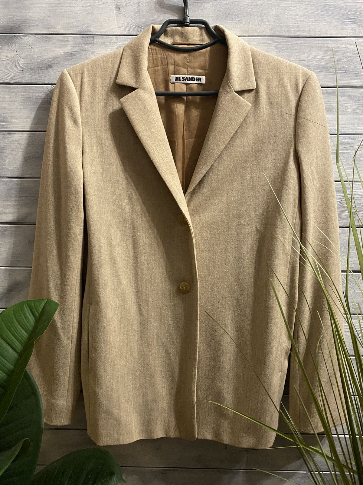 Jil Sander WMN Blazer Fleece Wool Luxury Italy Brand