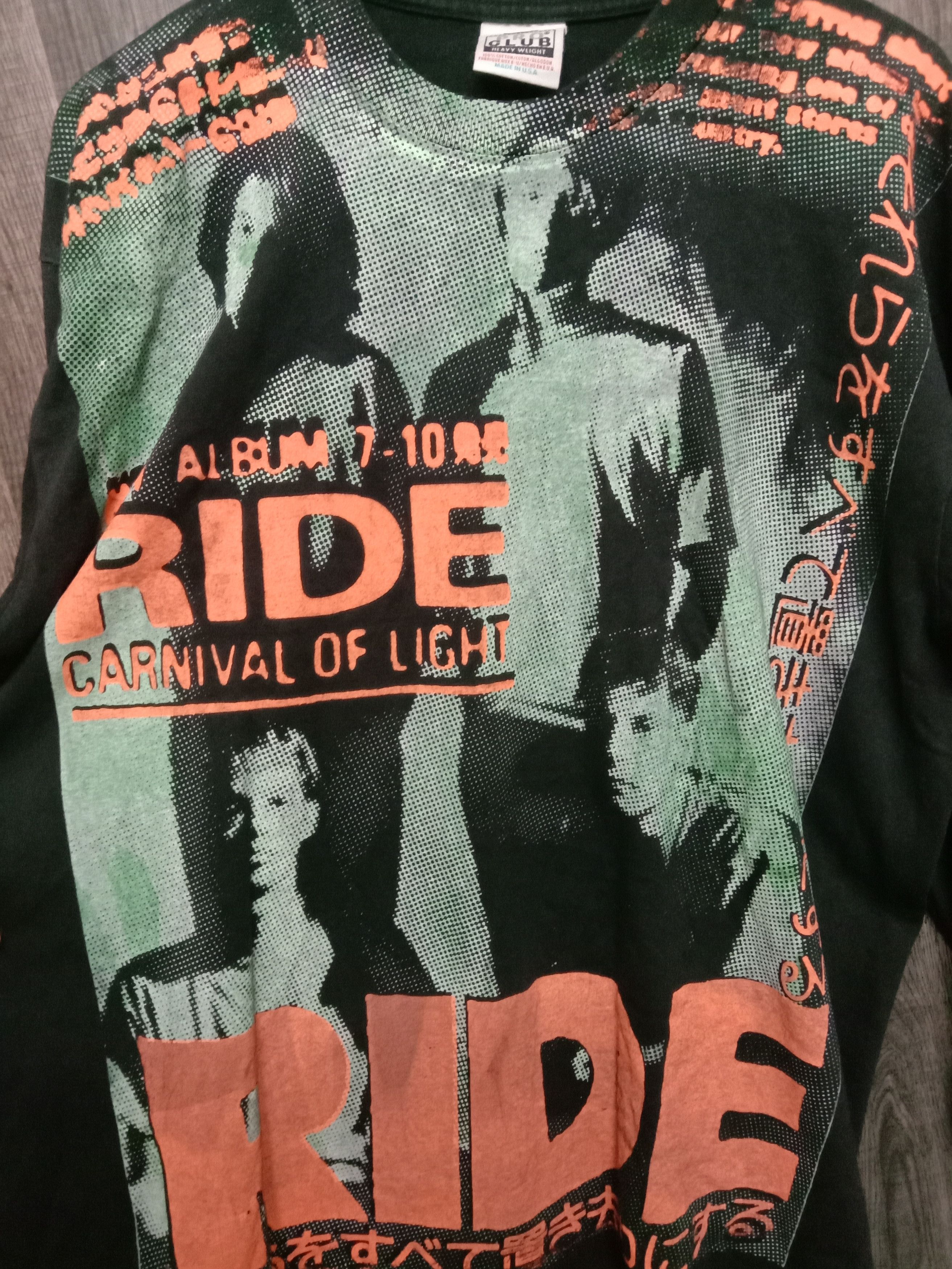 Band Tees RIDE band rare long sleeve t shirt MOSQUITOHEADS Size US XL / EU 56 / 4 - 4 Thumbnail