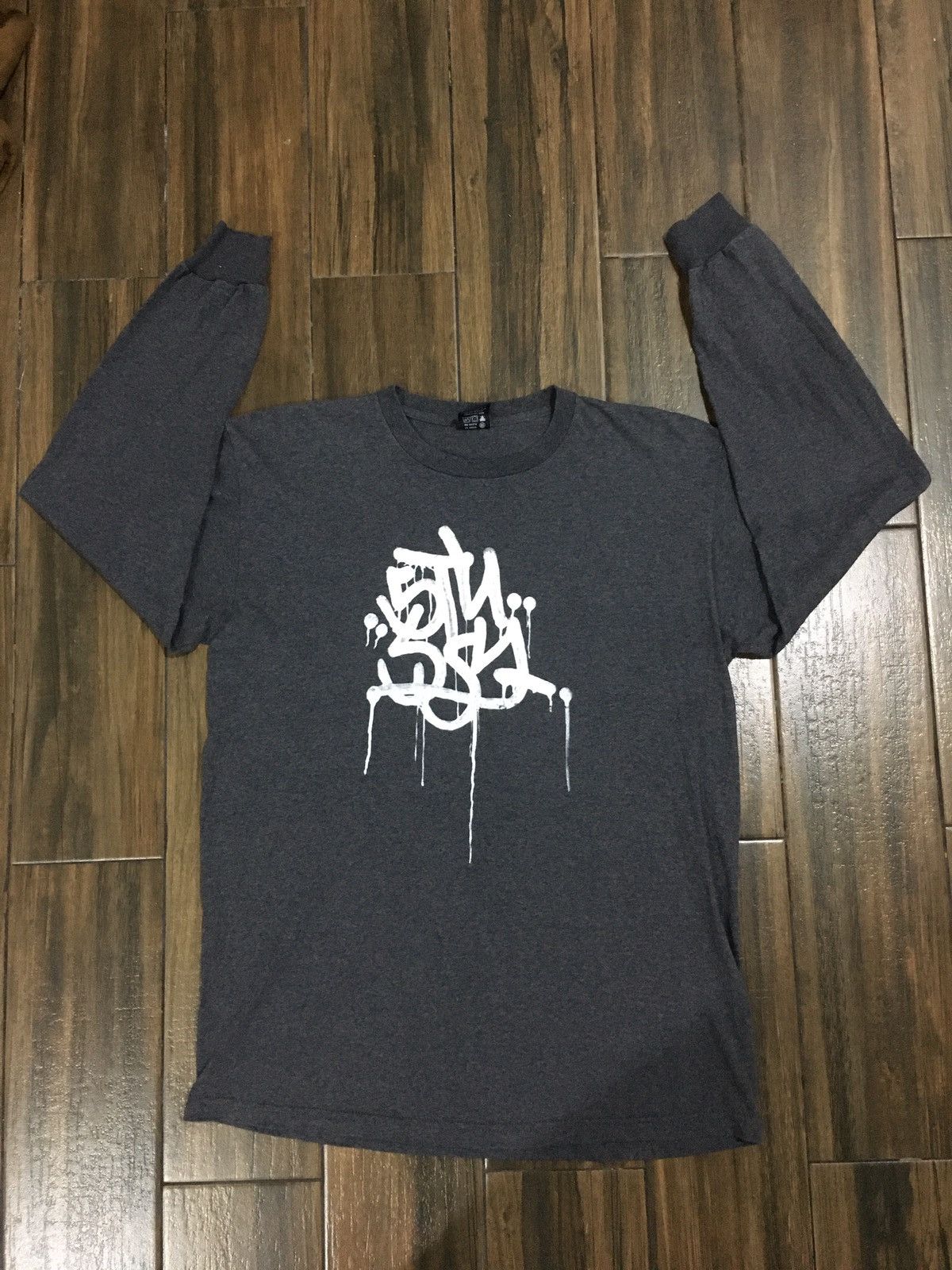 Stussy Vintage Y2k Stussy Long Sleeve Tshirt Size US M / EU 48-50 / 2 - 1 Thumbnail