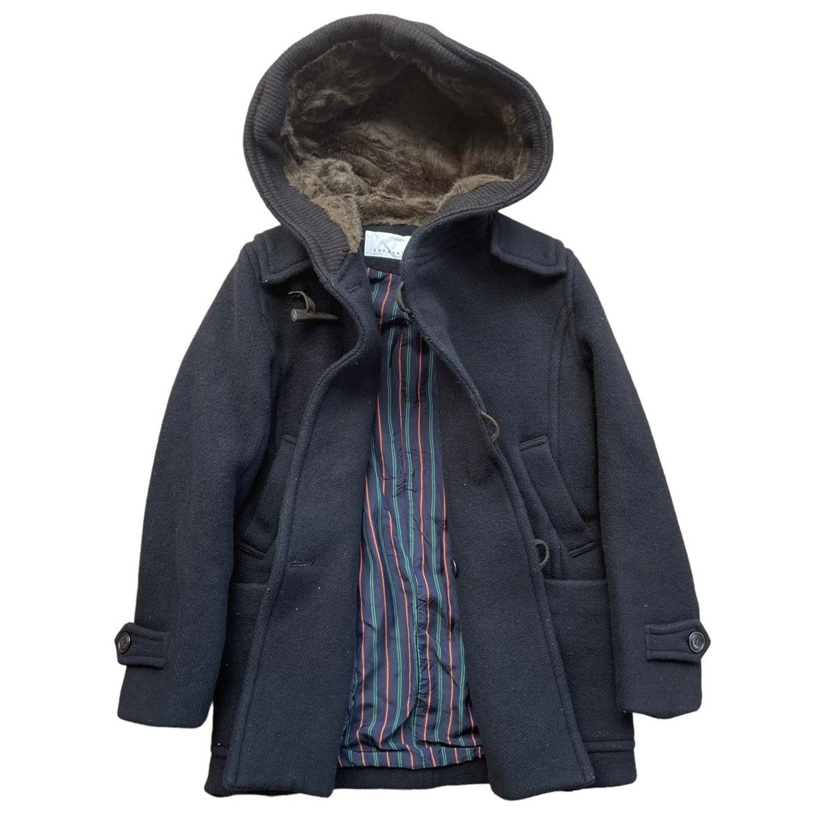 Issey Miyake × Japanese Brand 💥 SUNAOKUWAHARA BY ISSEY MIYAKE DUFFEL WOOL JACKET Size US S / EU 44-46 / 1 - 1 Thumbnail
