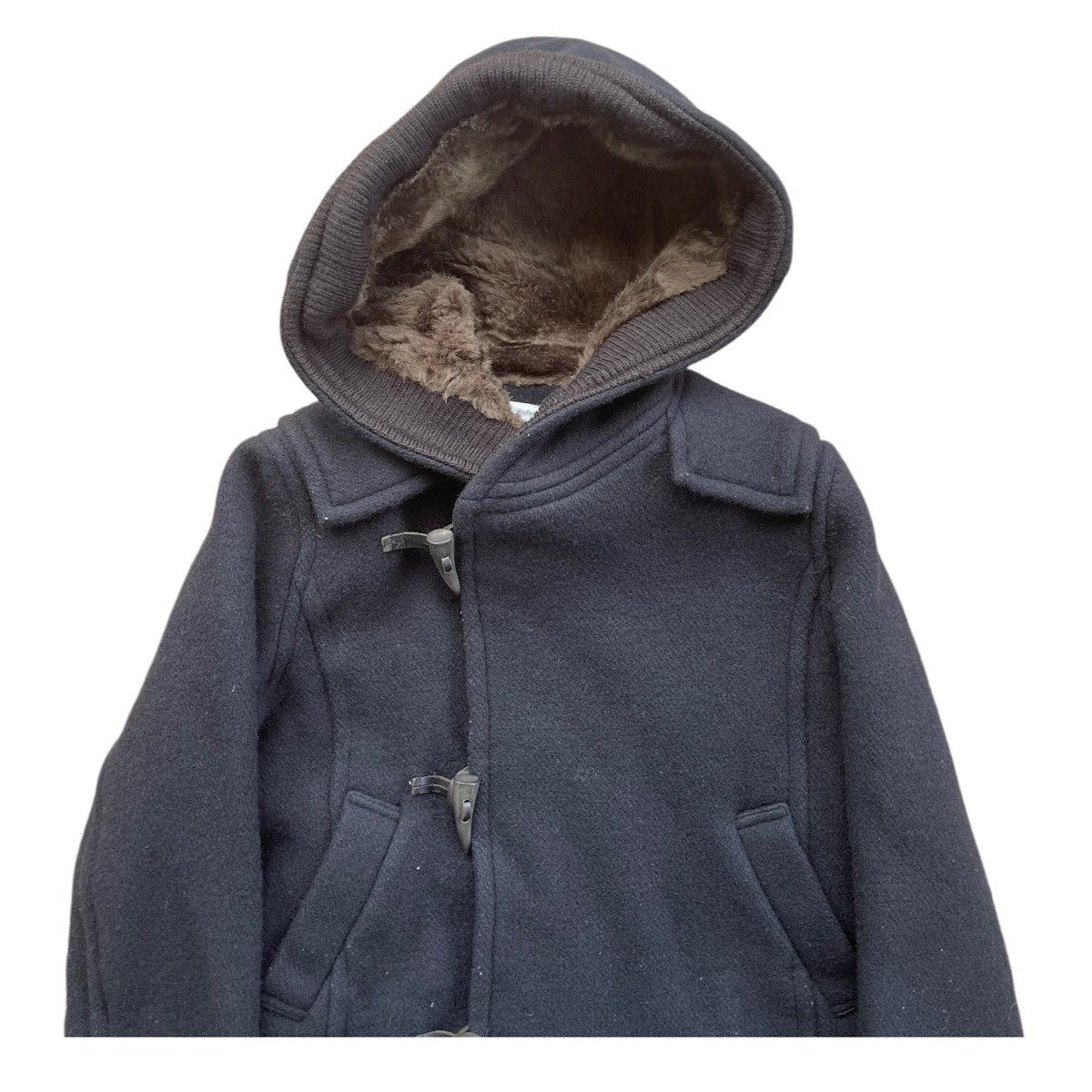 Issey Miyake × Japanese Brand 💥 SUNAOKUWAHARA BY ISSEY MIYAKE DUFFEL WOOL JACKET Size US S / EU 44-46 / 1 - 4 Thumbnail