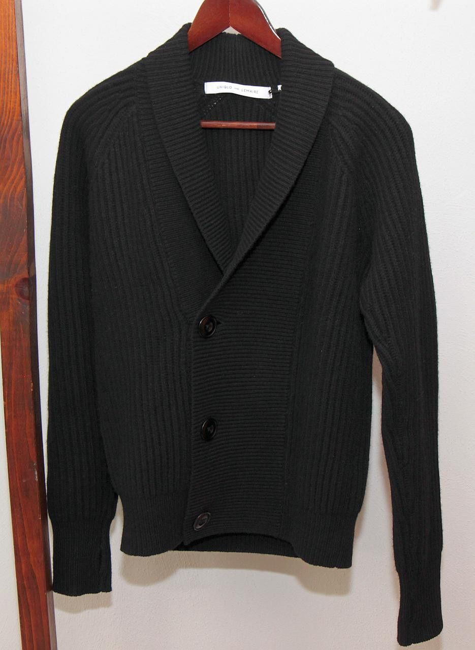 Lemaire × Uniqlo Double Breasted Lambswool Cardigan Size US XS / EU 42 / 0 - 1 Thumbnail