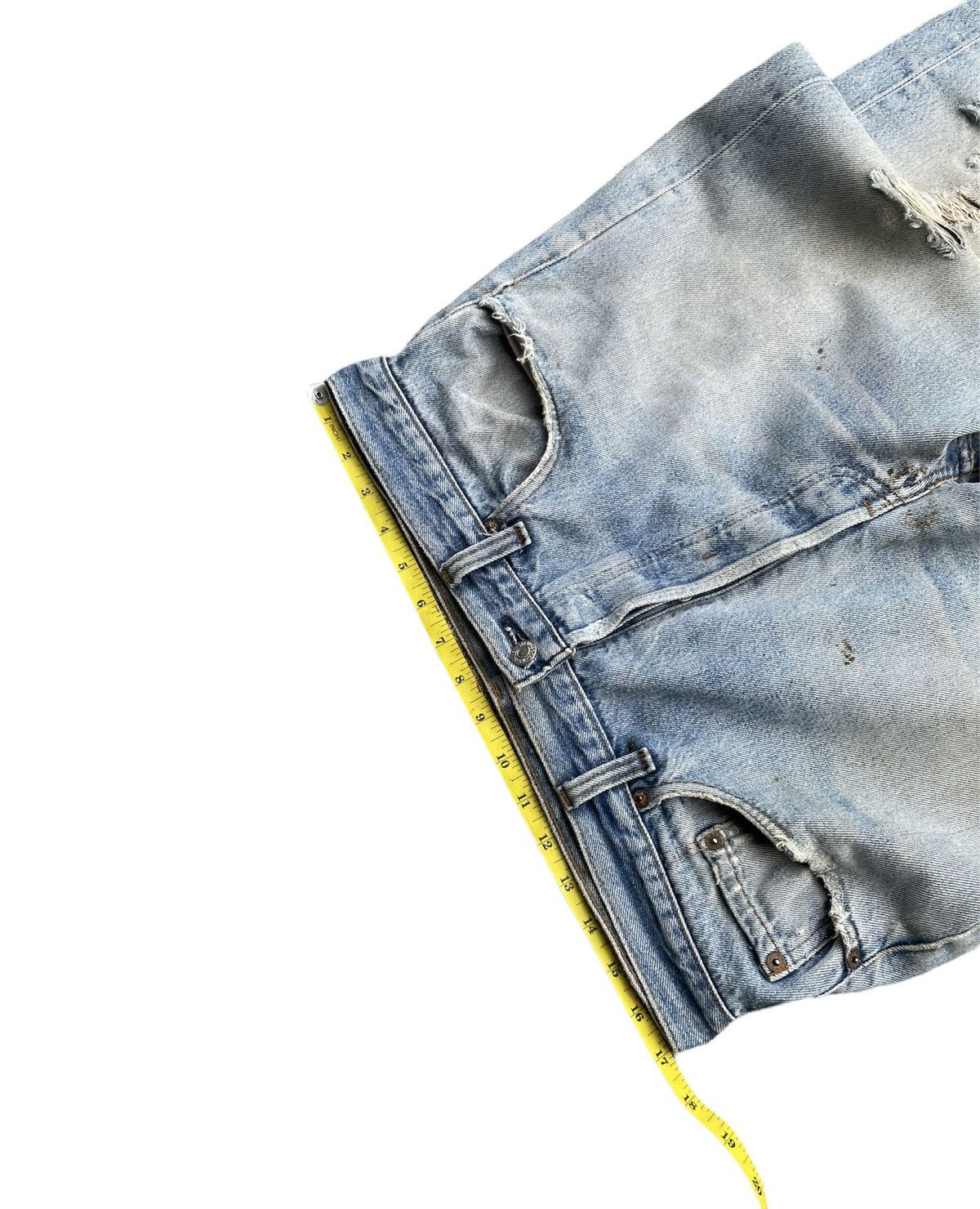 Levi's Levis 501 e 1988 Vintage Aging Distressed Size US 34 / EU 50 - 2 Thumbnail