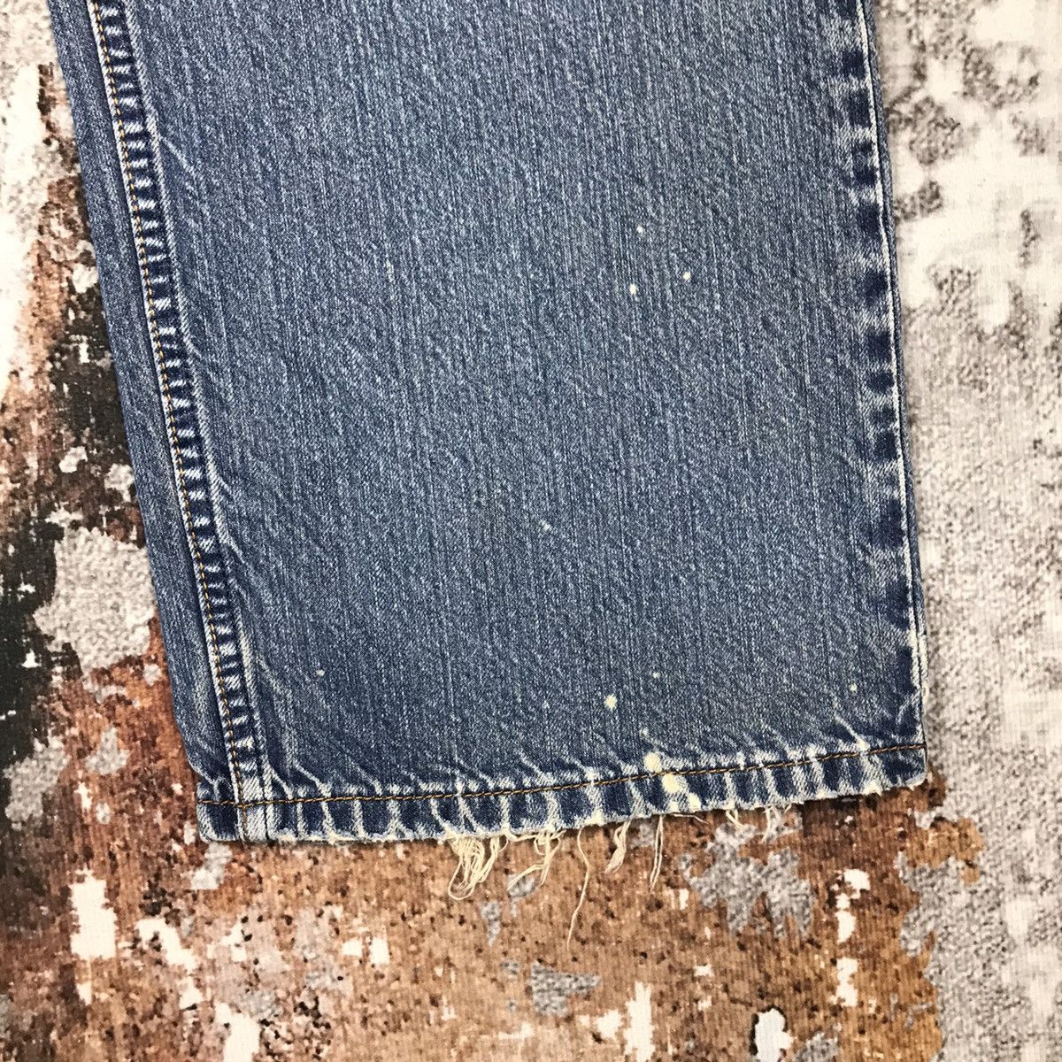 Levi's × Vintage Vintage Levis 559 Light Wash Distressed Denim Jeans Size US 37 - 10 Thumbnail