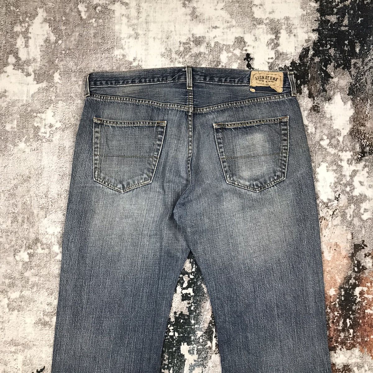 Levi's × Vintage Vintage 90s Levis Signature Light Wash Distressed Denim Jean Size US 38 / EU 54 - 10 Thumbnail