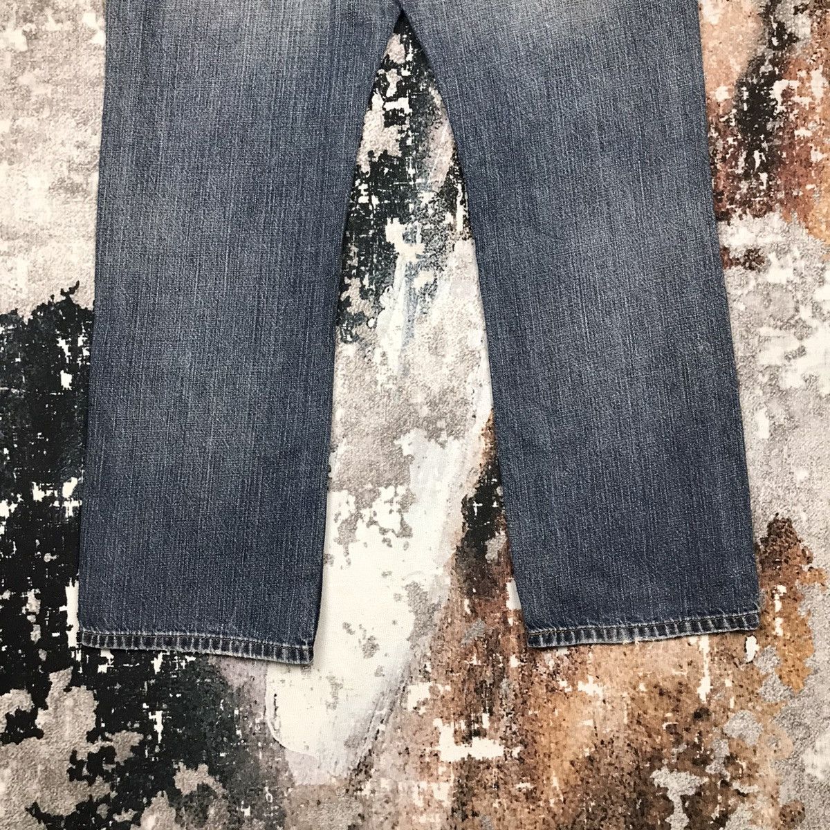 Levi's × Vintage Vintage 90s Levis Signature Light Wash Distressed Denim Jean Size US 38 / EU 54 - 13 Thumbnail