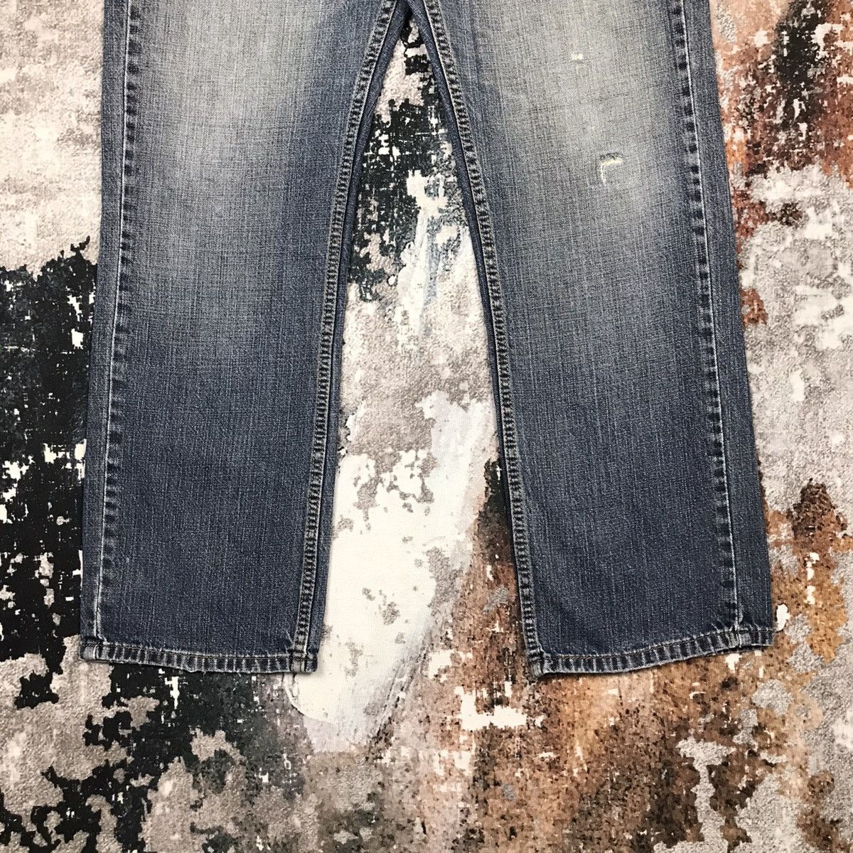 Levi's × Vintage Vintage 90s Levis Signature Light Wash Distressed Denim Jean Size US 38 / EU 54 - 8 Thumbnail