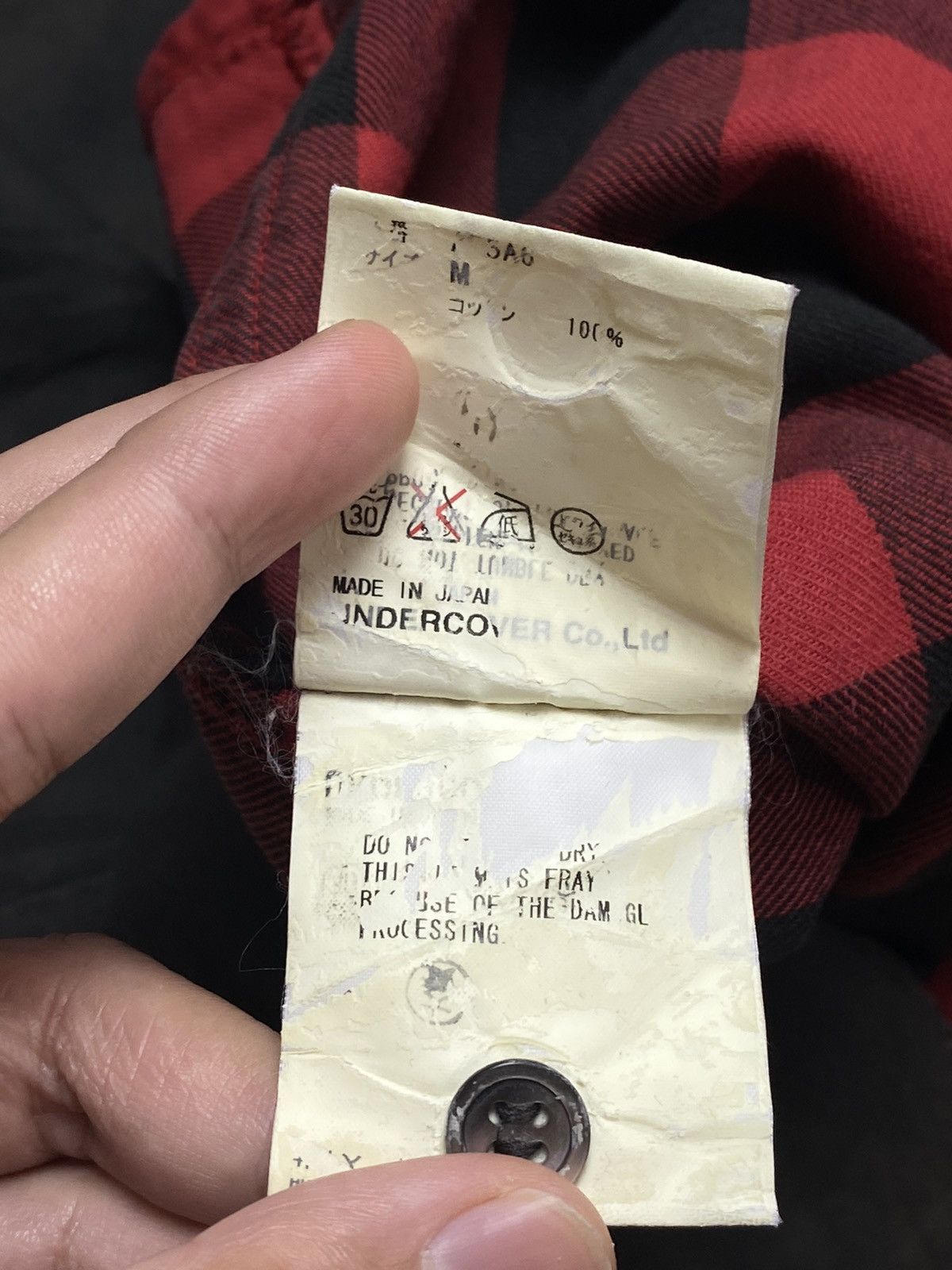 A.F.F.A. 1990s A.F.F.A - Seditionaries Rusted Plaid Flanel Size US M / EU 48-50 / 2 - 12 Thumbnail