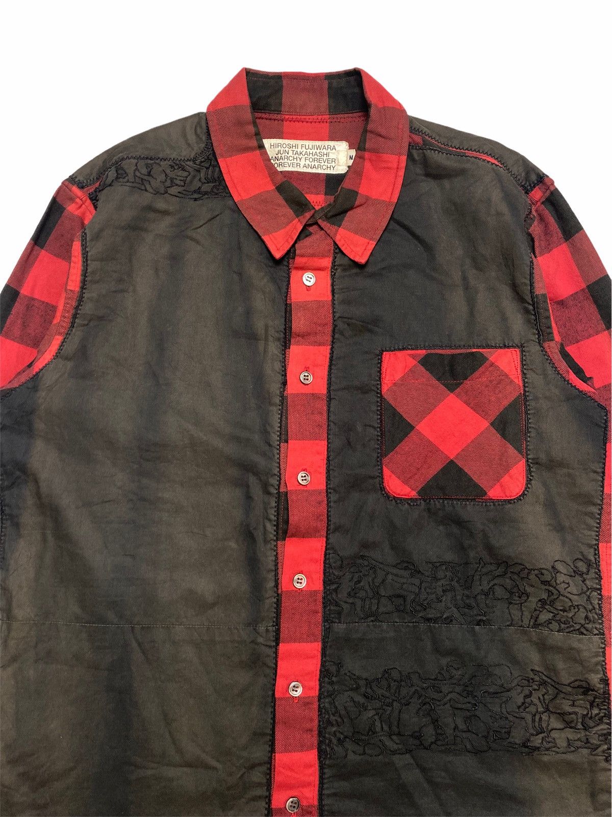 A.F.F.A. 1990s A.F.F.A - Seditionaries Rusted Plaid Flanel Size US M / EU 48-50 / 2 - 6 Thumbnail