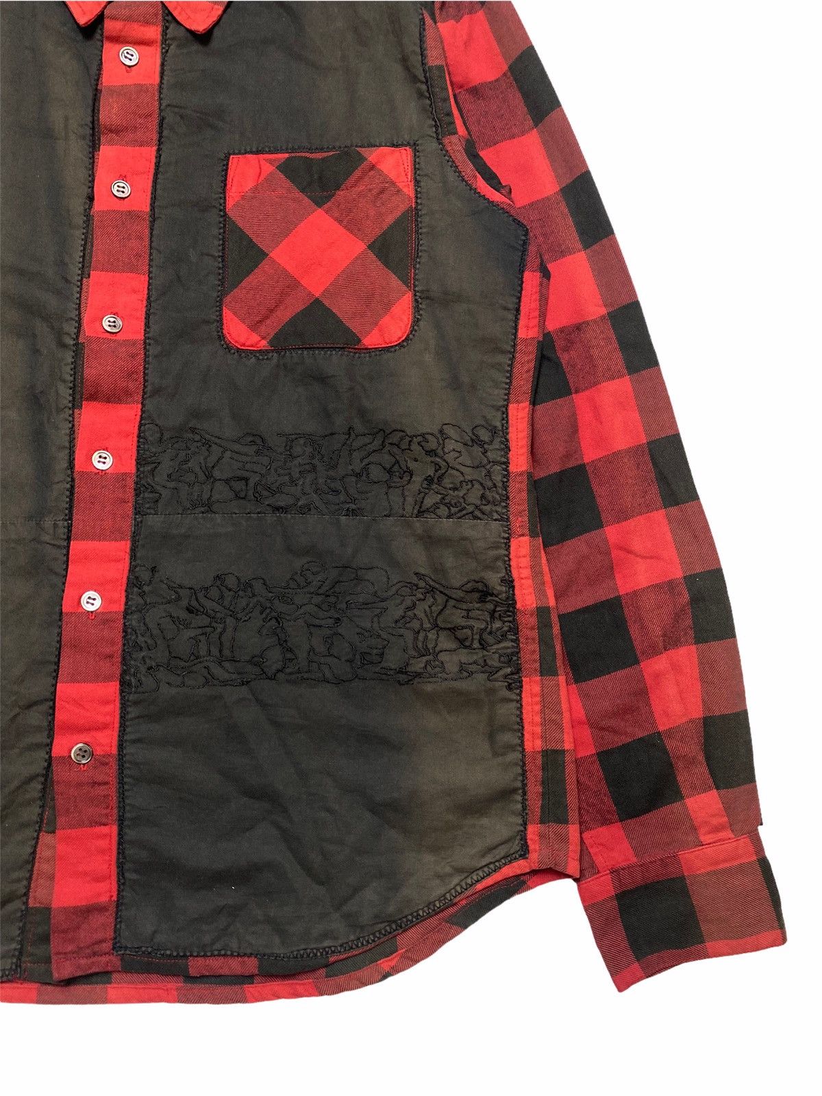 A.F.F.A. 1990s A.F.F.A - Seditionaries Rusted Plaid Flanel Size US M / EU 48-50 / 2 - 7 Thumbnail
