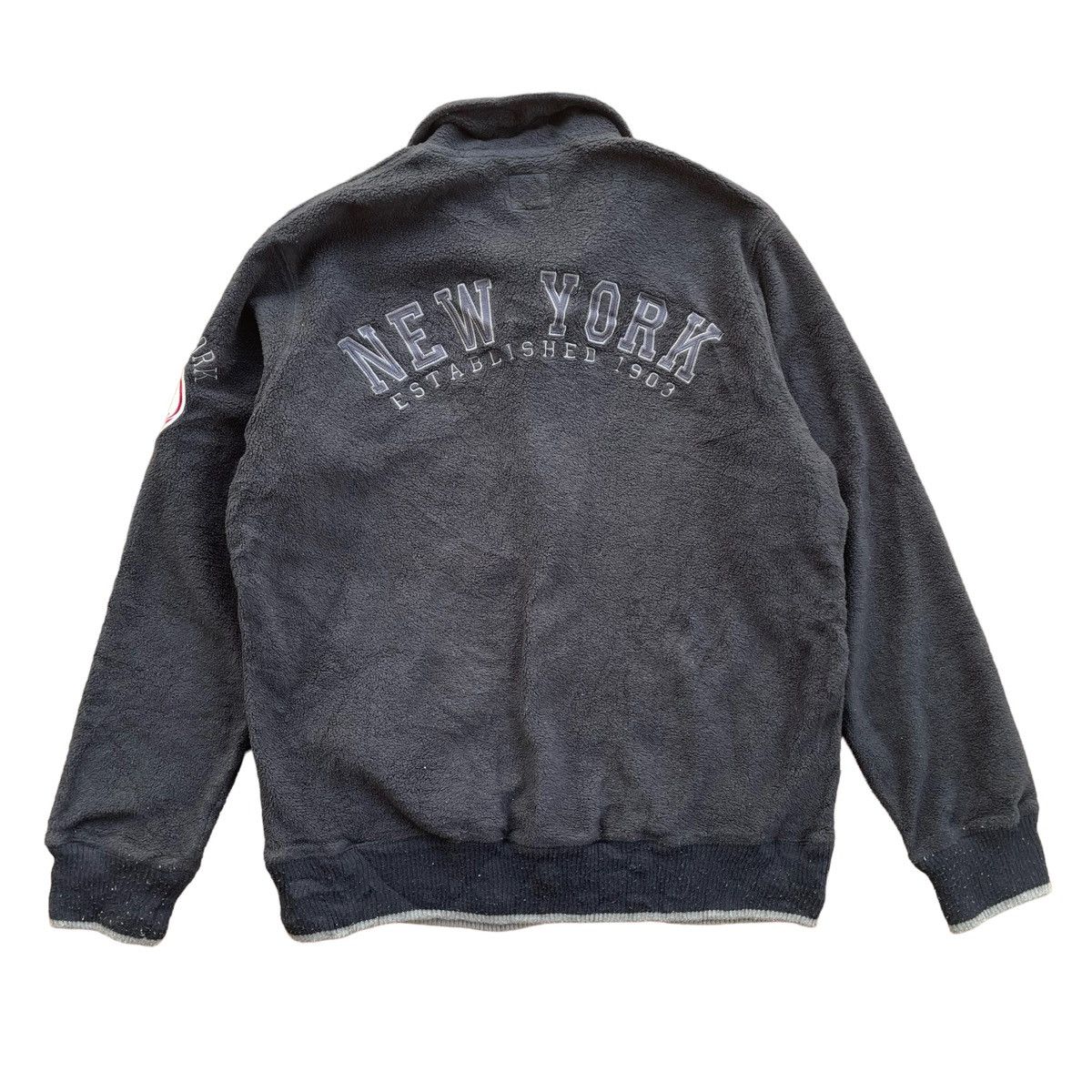 MLB × New York Yankees 💥 NEW YORK YANKEES FLEECE HALFZIP SWEATER Size US L / EU 52-54 / 3 - 6 Thumbnail