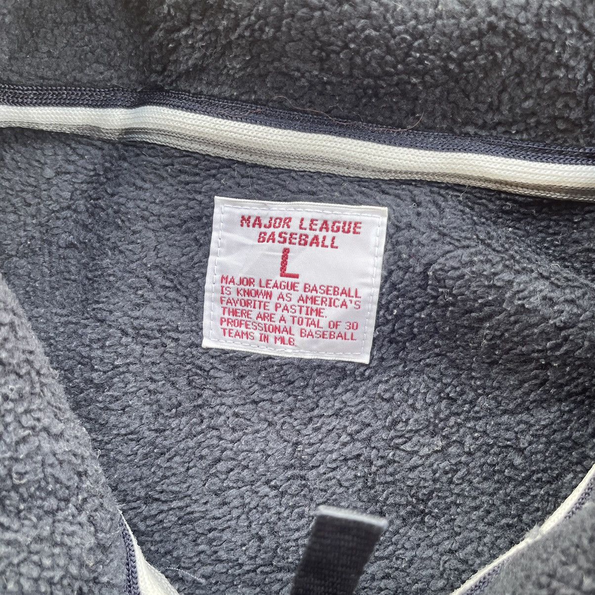 MLB × New York Yankees 💥 NEW YORK YANKEES FLEECE HALFZIP SWEATER Size US L / EU 52-54 / 3 - 8 Thumbnail