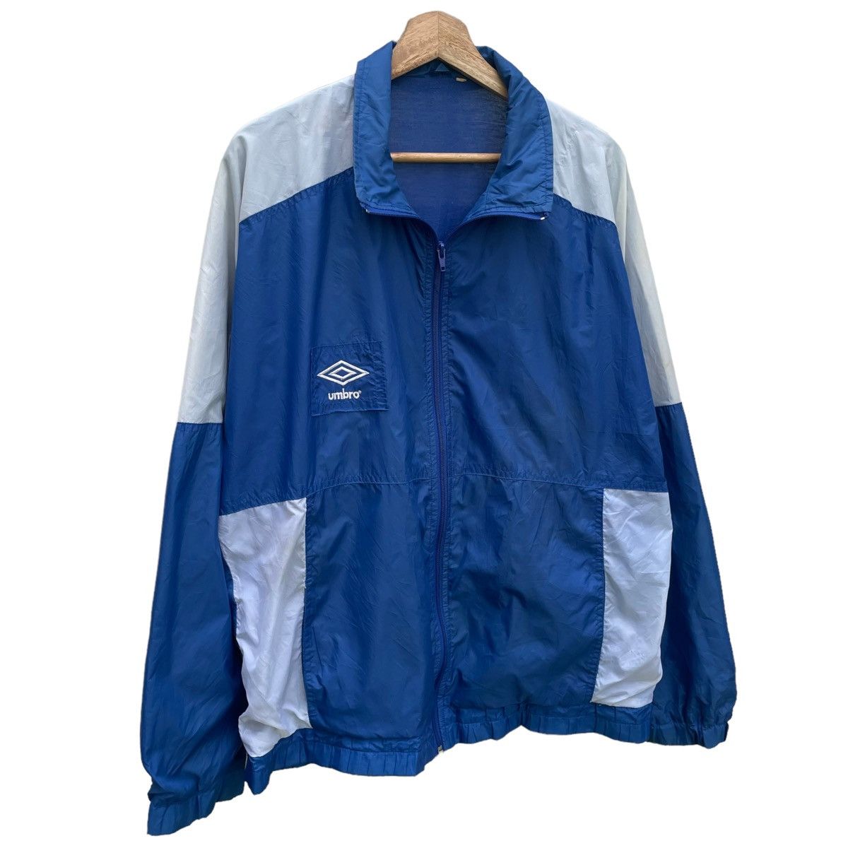 Sports Specialties × Umbro × Vintage 💥 80s Umbro Trainer Multicolour Windbreaker Jacket Size US L / EU 52-54 / 3 - 3 Thumbnail