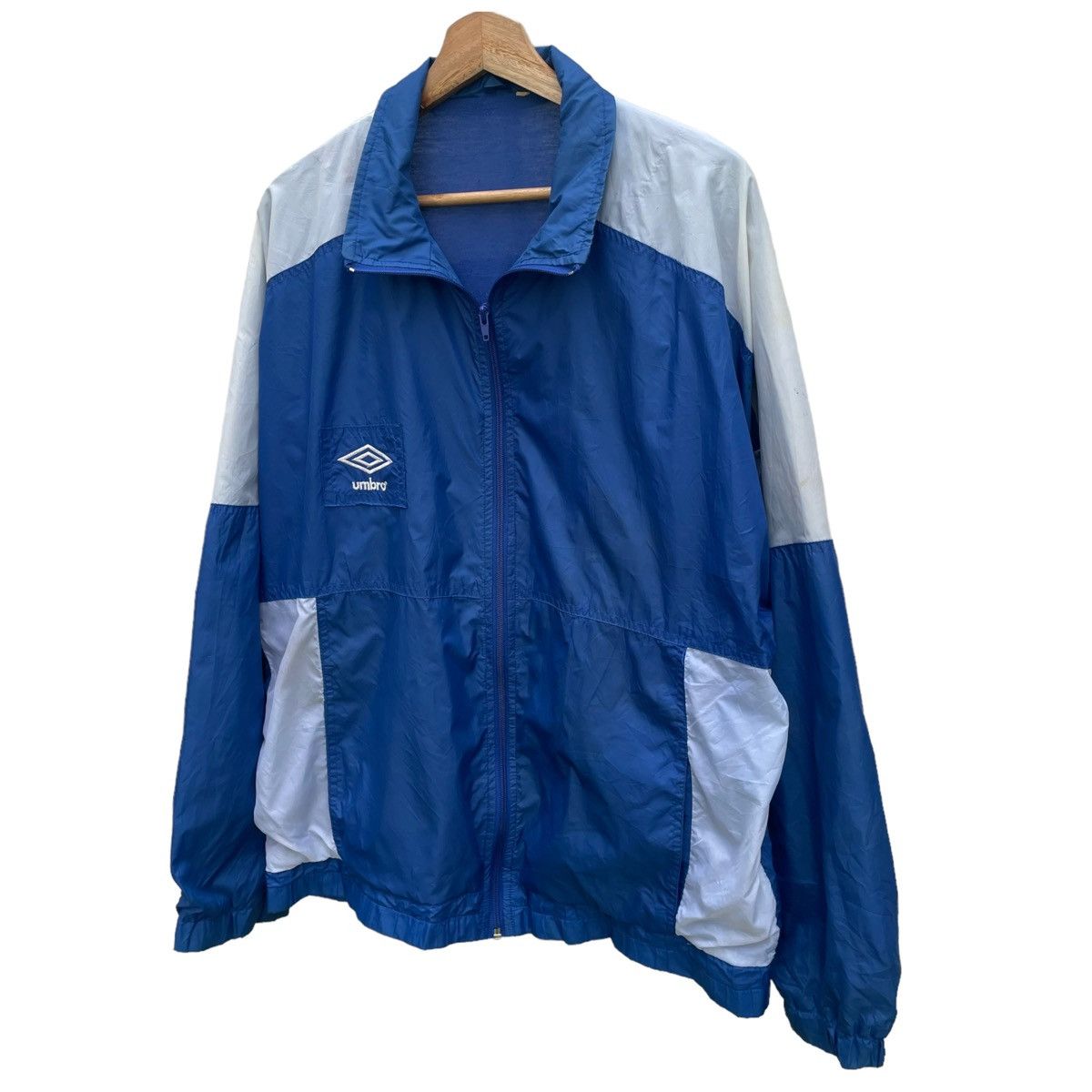 Sports Specialties × Umbro × Vintage 💥 80s Umbro Trainer Multicolour Windbreaker Jacket Size US L / EU 52-54 / 3 - 2 Thumbnail
