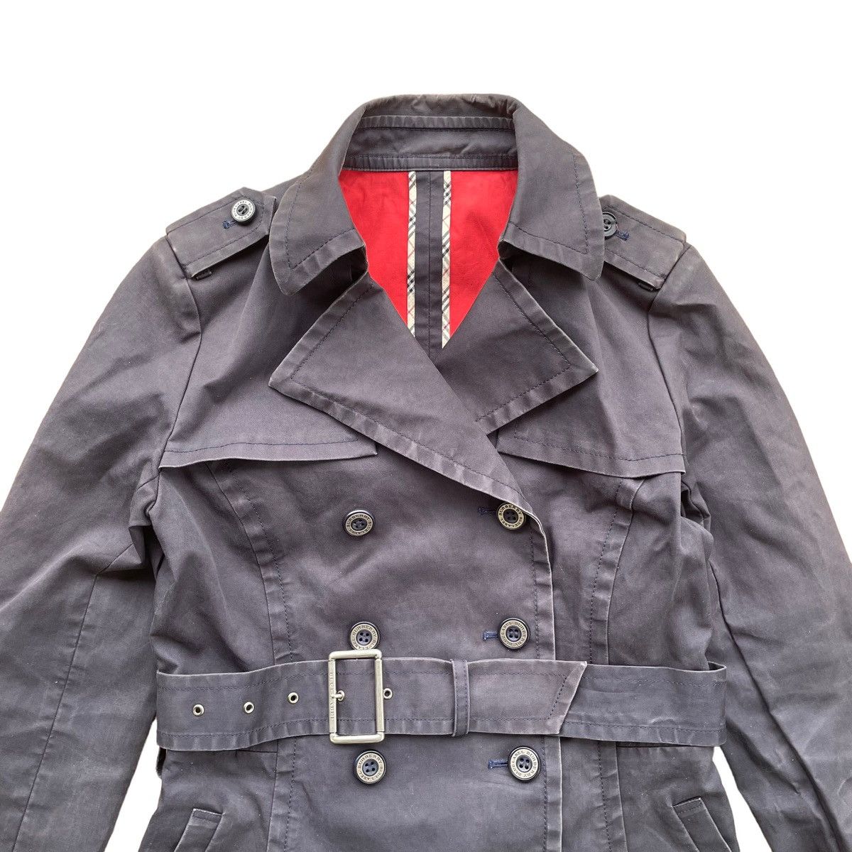 Burberry 💥 BURBERRY BLUE LABEL BELTED JACKET Size XS / US 0-2 / IT 36-38 - 4 Thumbnail
