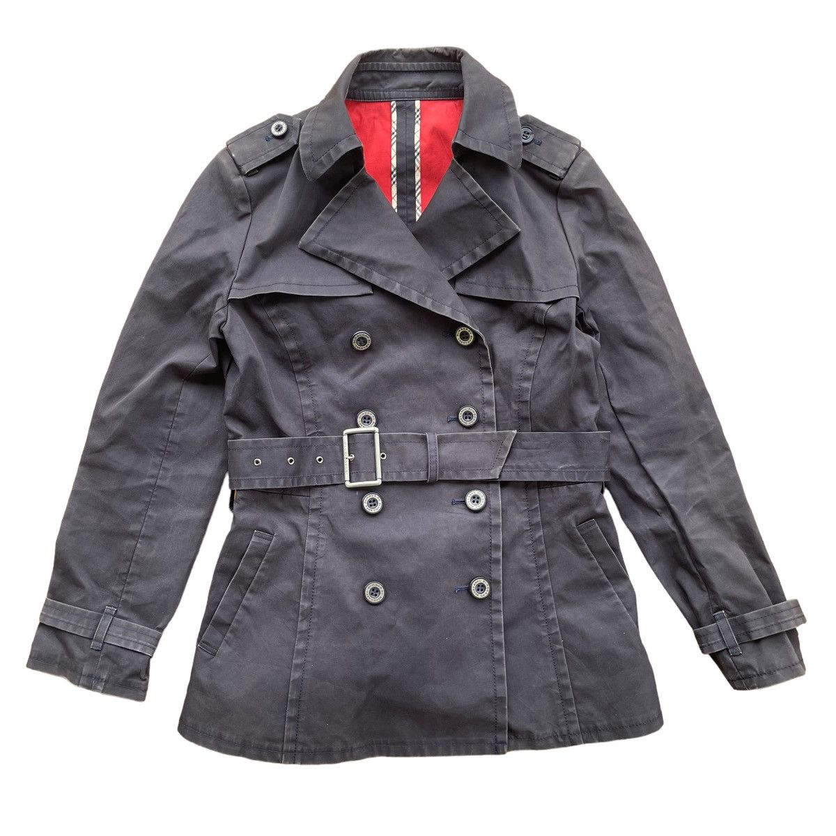 Burberry 💥 BURBERRY BLUE LABEL BELTED JACKET Size XS / US 0-2 / IT 36-38 - 1 Thumbnail