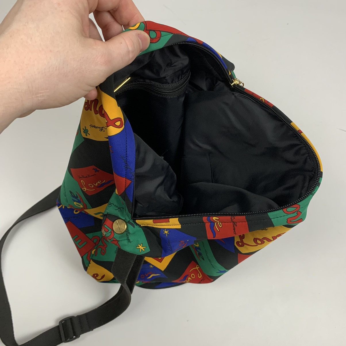 Vintage × Yves Saint Laurent Yves Saint Laurent Love logo bag Size ONE SIZE - 12 Thumbnail