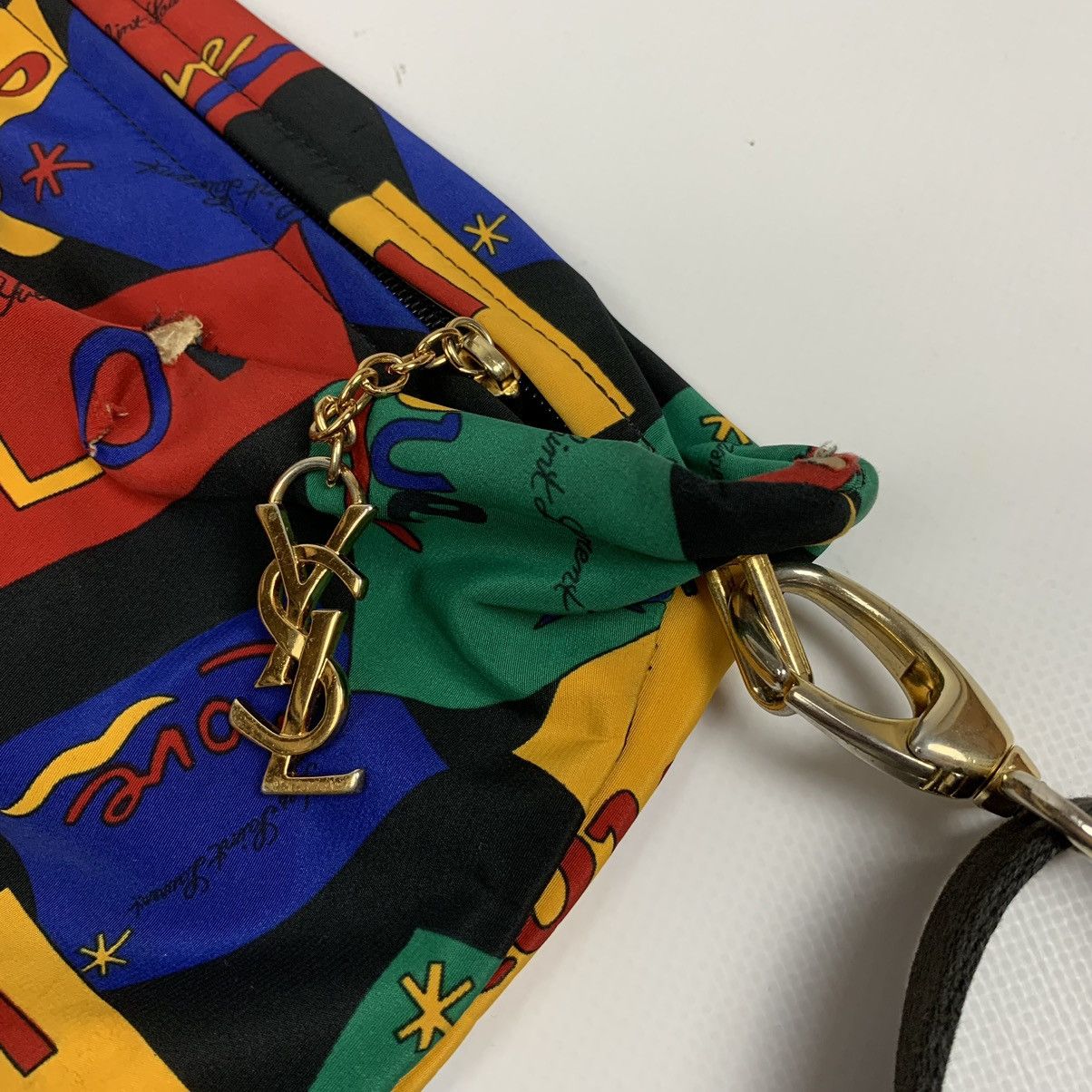 Vintage × Yves Saint Laurent Yves Saint Laurent Love logo bag Size ONE SIZE - 2 Thumbnail