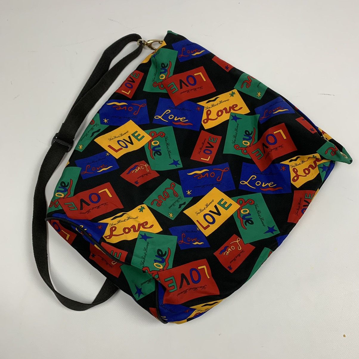 Vintage × Yves Saint Laurent Yves Saint Laurent Love logo bag Size ONE SIZE - 14 Thumbnail