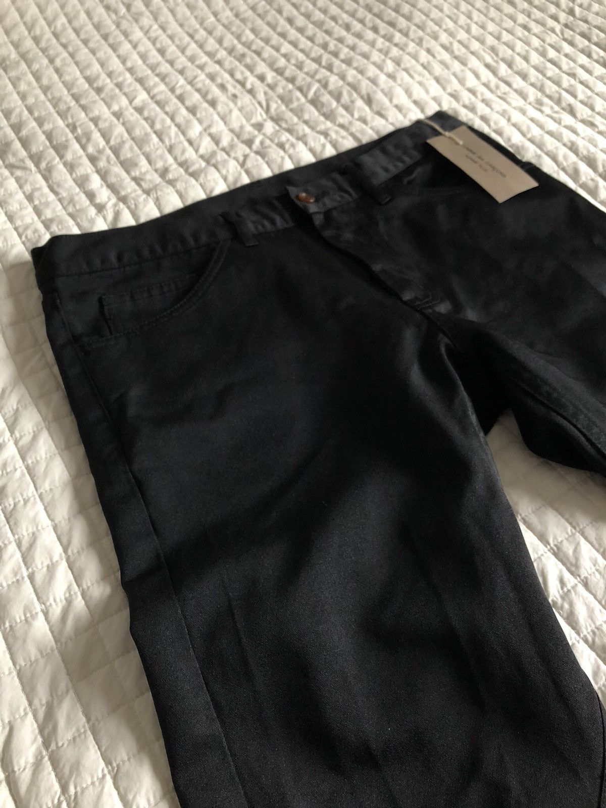 Comme des Garcons × Comme des Garcons Homme Plus szXS Black Polyester Jeans Skinny Pants Size US 29 - 3 Thumbnail