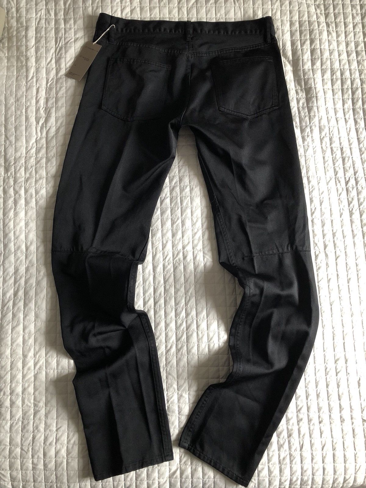 Comme des Garcons × Comme des Garcons Homme Plus szXS Black Polyester Jeans Skinny Pants Size US 29 - 5 Thumbnail